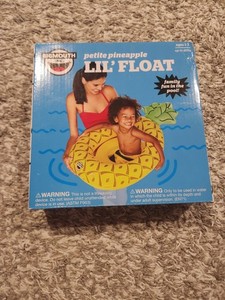 Big Mouth ~ Petite Pineapple ~ Inflatable Lil' Float ~ Ages 1-3 Flotation Device