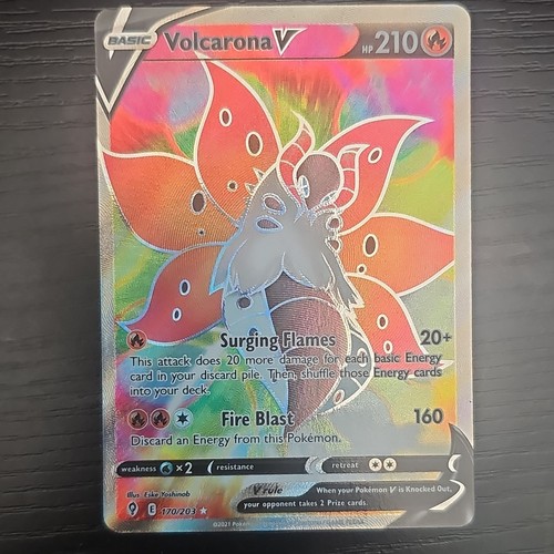 Pokemon TCG Volcarona V 170/203 Evolving Skies Full Art EN
