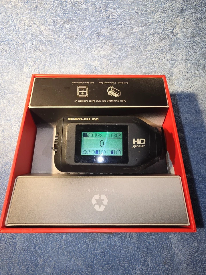 Drift Stealth 2 HD 1080p Action Sports Camera + 32GB MicroSD Card Pre-owned - Image 3 of 4