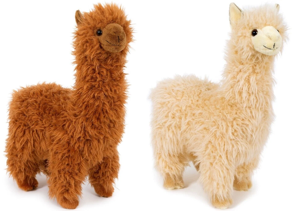 SEMO 1 Plüschtier Alpaka 33cm Kuscheltier Stofftiere Plüschtiere Lama Lamas Alpakas