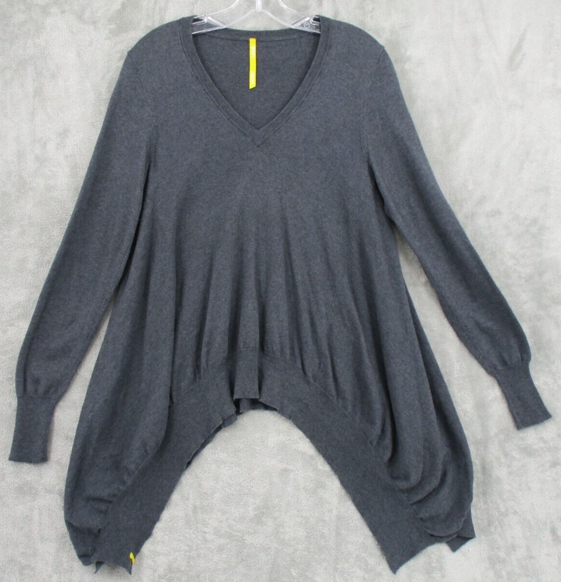 lole casmere blend asymmetric hem pullover athleisure sweater