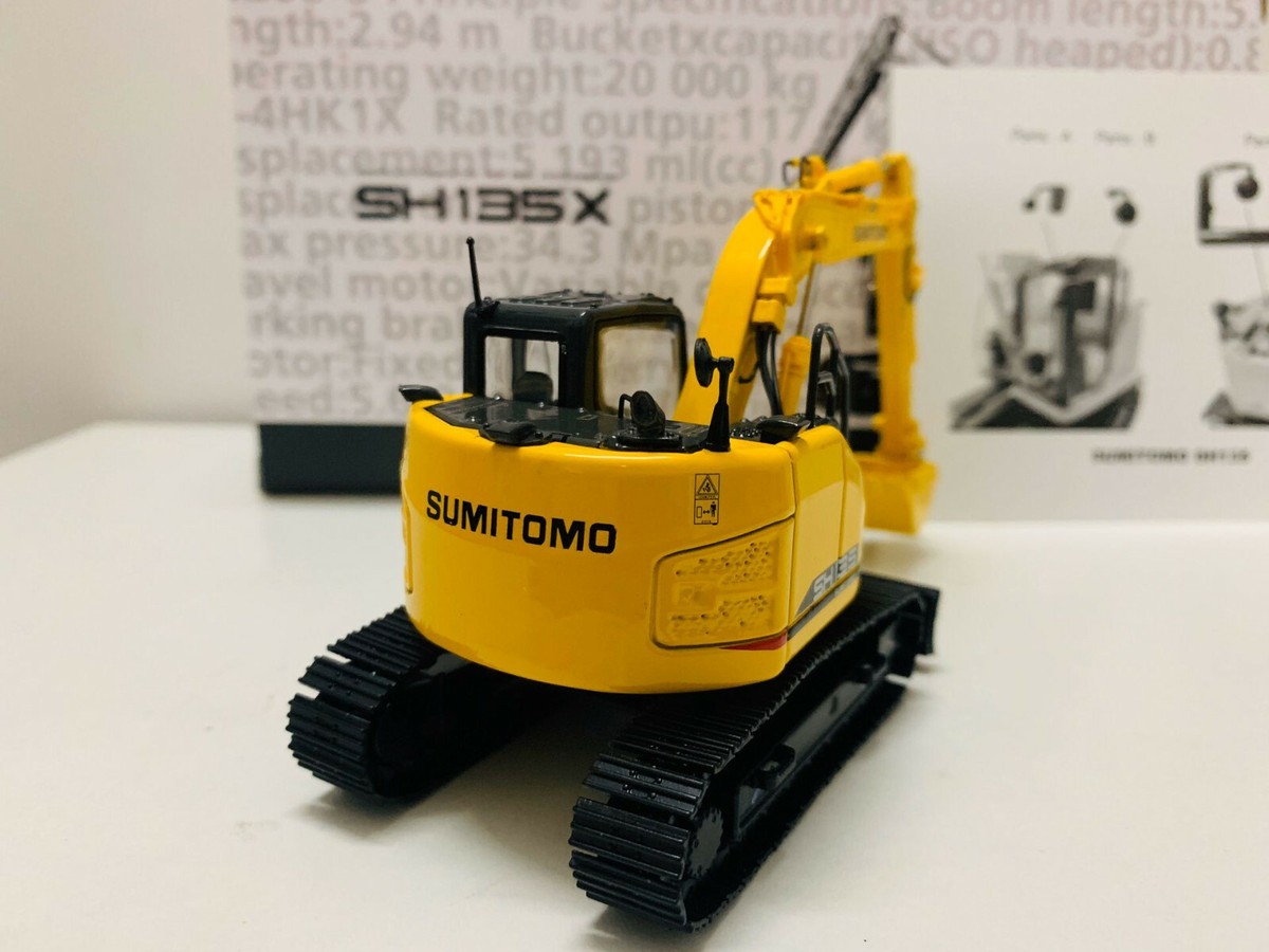 SUMITOMO ダイキャストモデル 1:50 Sumitomo SH135X Hydraulic Excavator Engineering Vehicle 1:50