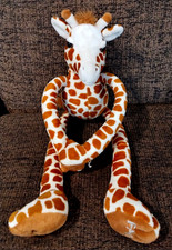 FAO Schwartz Giraffe Lovey Plush Toys r Us Tug a Lug Long Arms Long Legs
