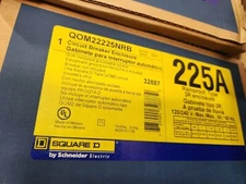 Square D QOM22225NRB Enclosure Circuit Breaker 225 Amps 120/240 V 2 Pole