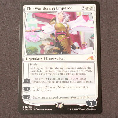 The Wandering Emperor 42 MTG Kamigawa: Neon Dynasty (NEO) Mythic