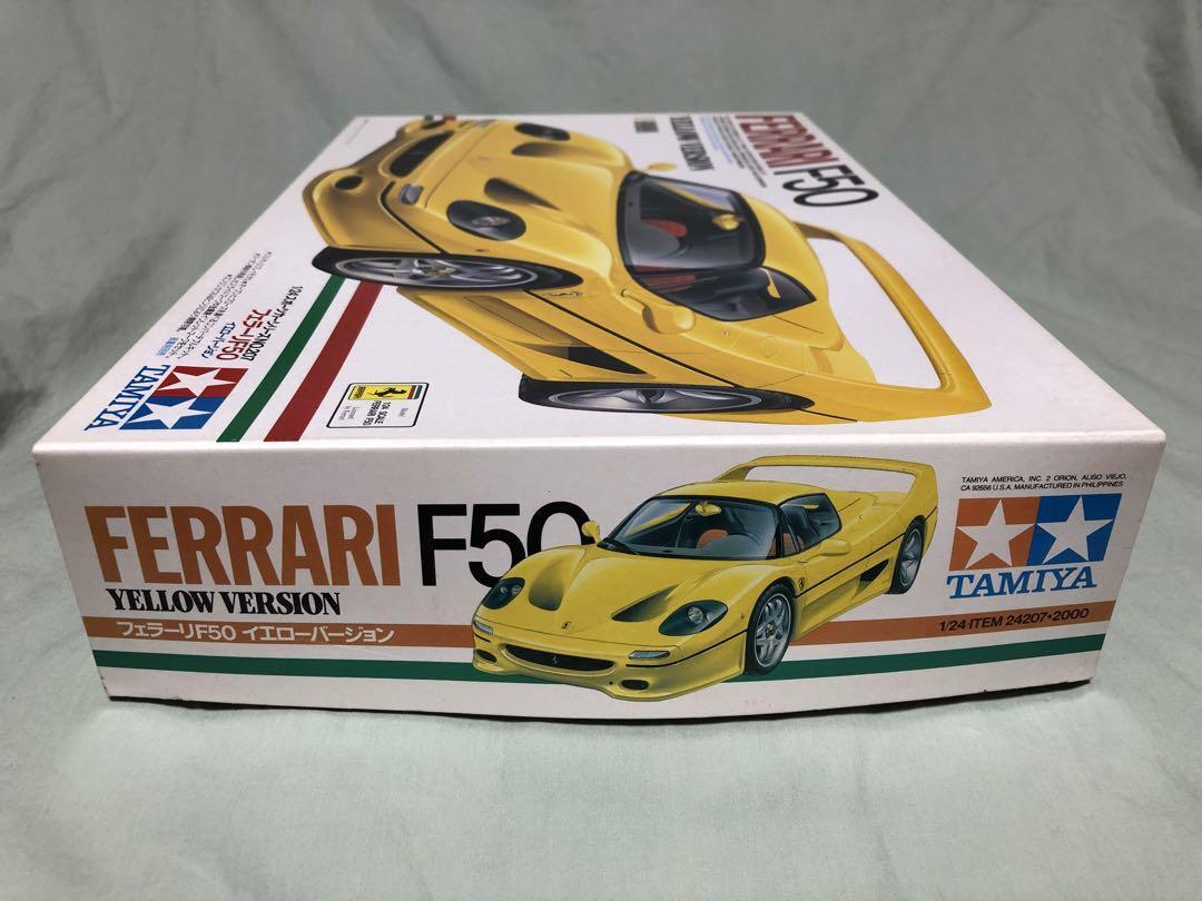 Tamiya 1/24 Ferrari F50 Yellow Version Model Kit Unassembled