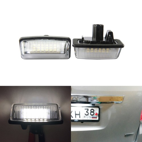 Led White License Plate Lights For Toyota Crown S180 Corolla Vios