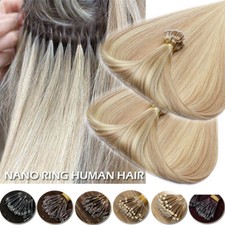 CLEARANCE 150G Nano Ring Tip Remy Human Hair Extensions Micro Loop Beads Blonde