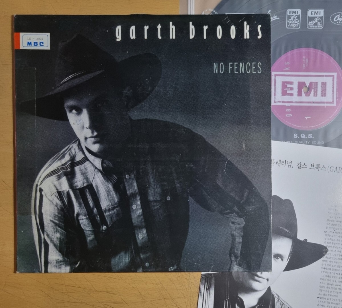 EX Promo / Garth Brooks - No Fences [ 1991 Korea Orig 1st Vinyl