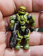 EUC! SPARTAN SCOUT MINI FIGURE DPJ80 HALO HEROES 2 MEGA CONSTRUX BLOKS C16
