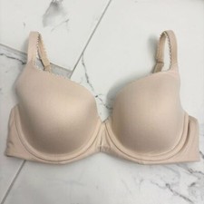 Victoria s Secret Body by Victoria Lined Demi Bra 34D Cream Nude