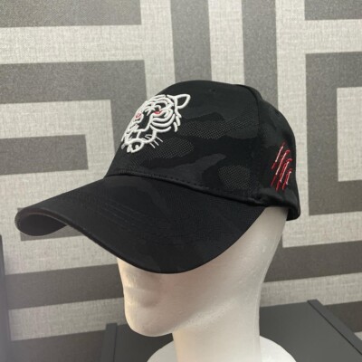 Tigermotiv Tarnmuster schwarz Erwachsene Baseballkappe, nagelneu!