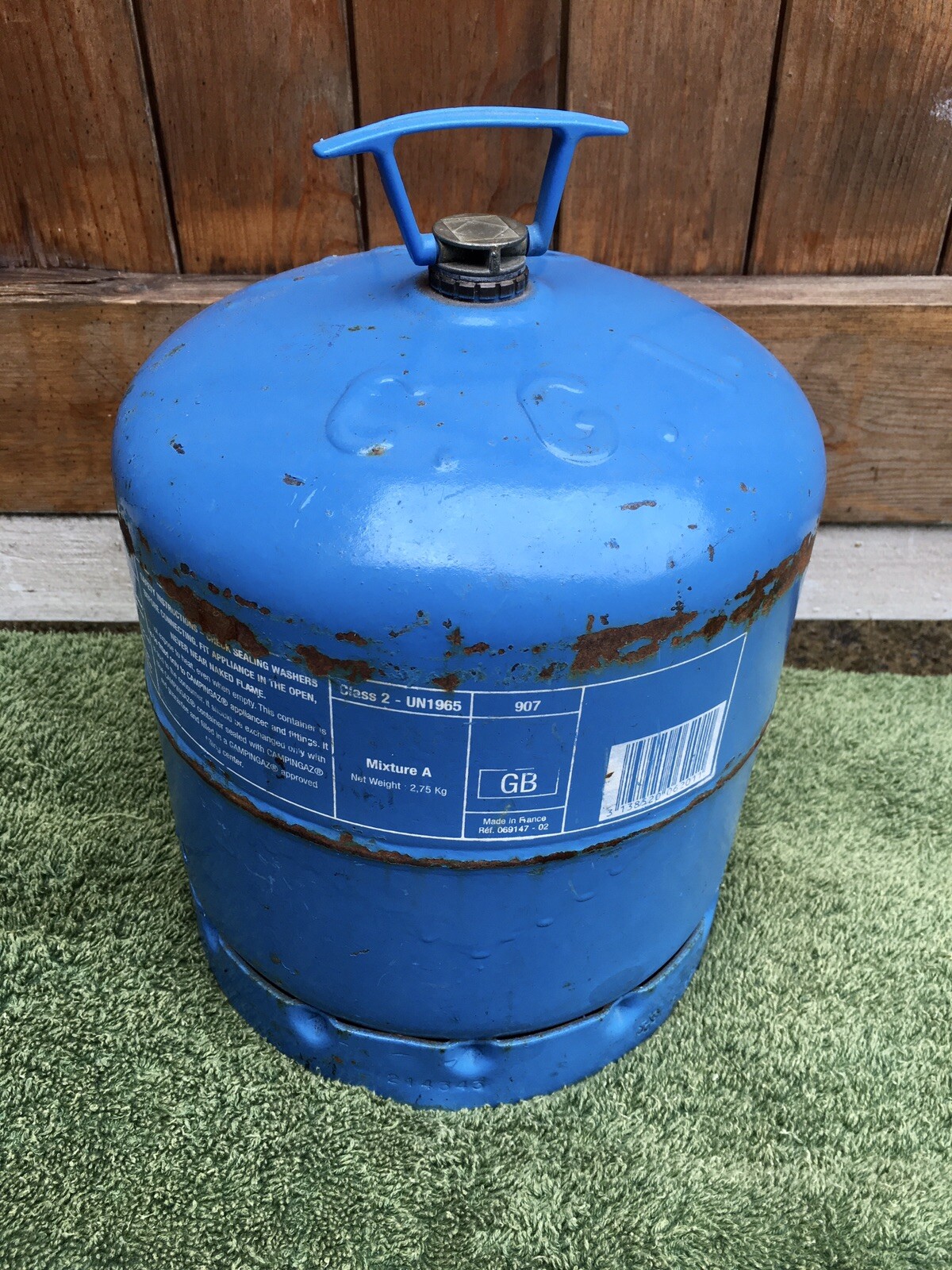 Camping Gaz 907 Gas Bottle, With Handle,, EMPTY. See Description. eBay