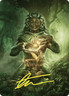Gold Stamp Art Series ELVISH MYSTIC mtg NM-M Commander Masters