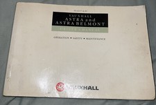VAUXHALL ASTRA & ASTRA BELMONT OWNER'S HANDBOOK / MANUAL 1991 (584)