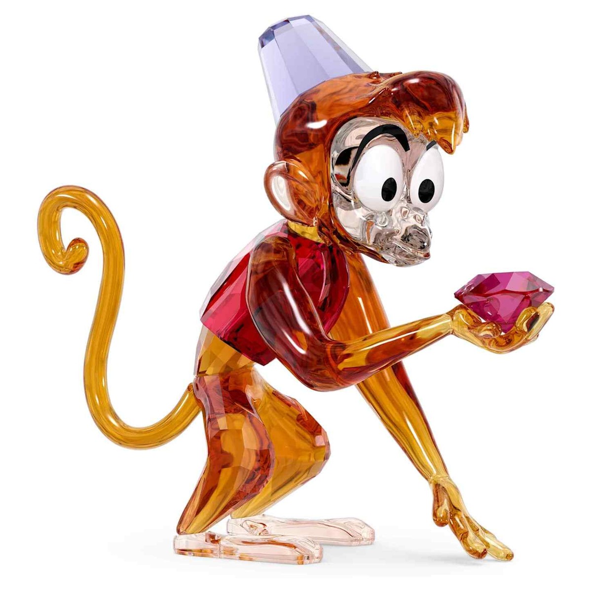 Swarovski Crystal Disney Aladdin Abu Figurine Decoration, Multicolored, 5610682 Swarovski Crystal Disney Aladdin Abu Figurine Decoration, Multicolored, 5610682