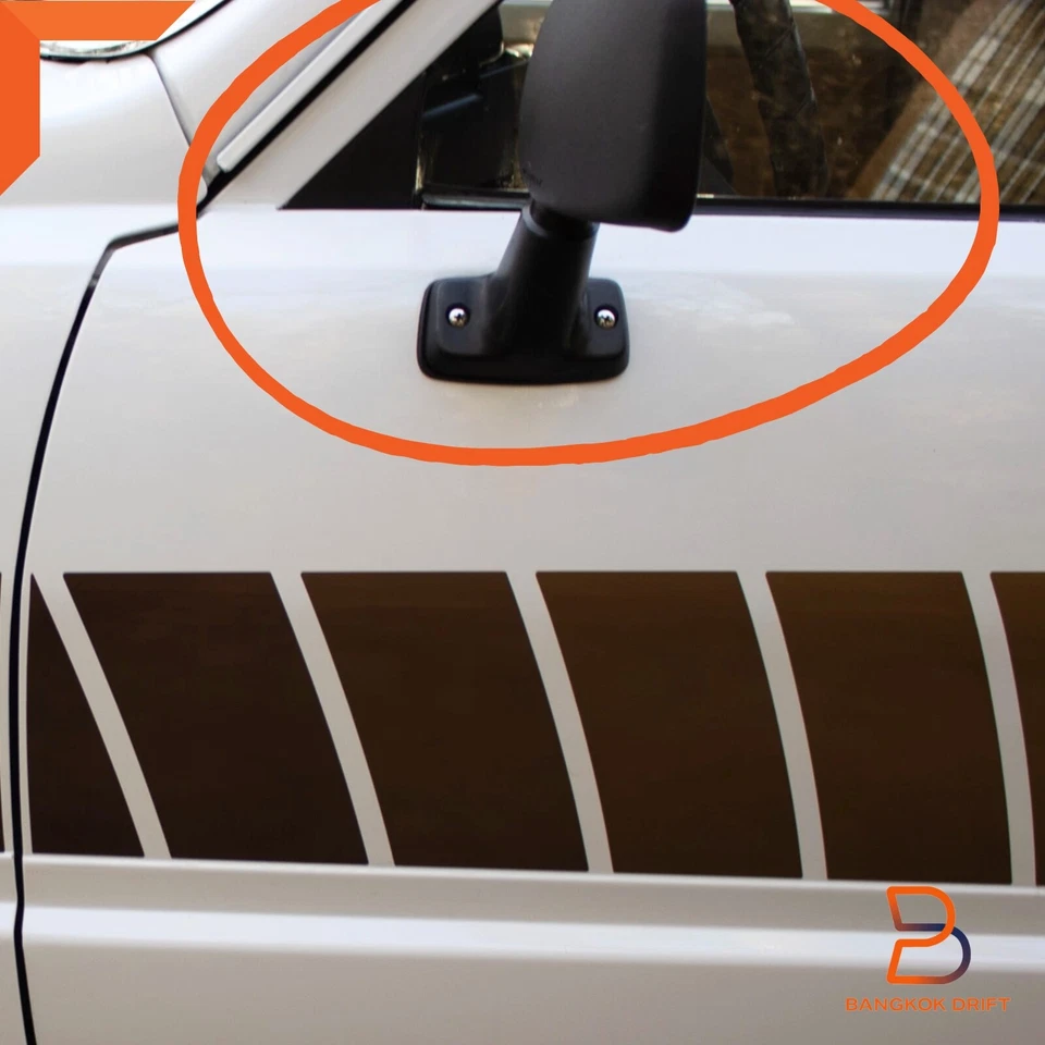 ESPEJO RETROVISOR PUERTA LATERAL para Toyota PICKUP UTE LN50 LN56 LN65 83-88 4RUNNER Foto 3 de 4