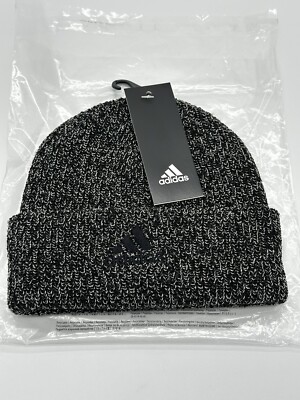 Adidas HG7786 Melange Woolie Black Mütze Trainingsmütze Headwear neu OVP
