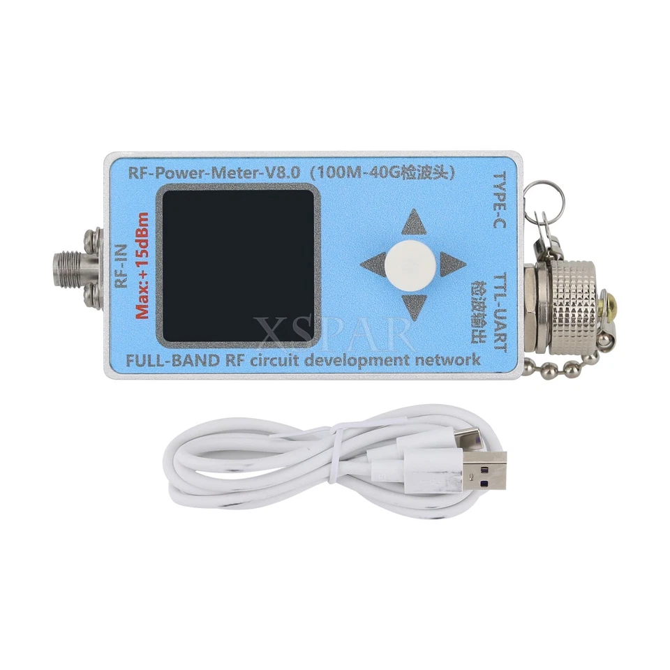 Microwave Meter TFT Display Screen with Type-C Cable RF-Power-Meter-V8.0 40GHz - Image 2 of 4