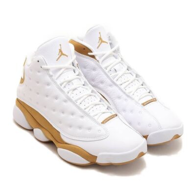 Nike Air Jordan 13 Retro Wheat White Gold Beige Brown 414571-171 Men's