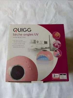 Sèche ongle UV marque QUIGG Modèle NP NT33UVL, 24V 36W, 33 LED, écran LCD - Photo 1/3