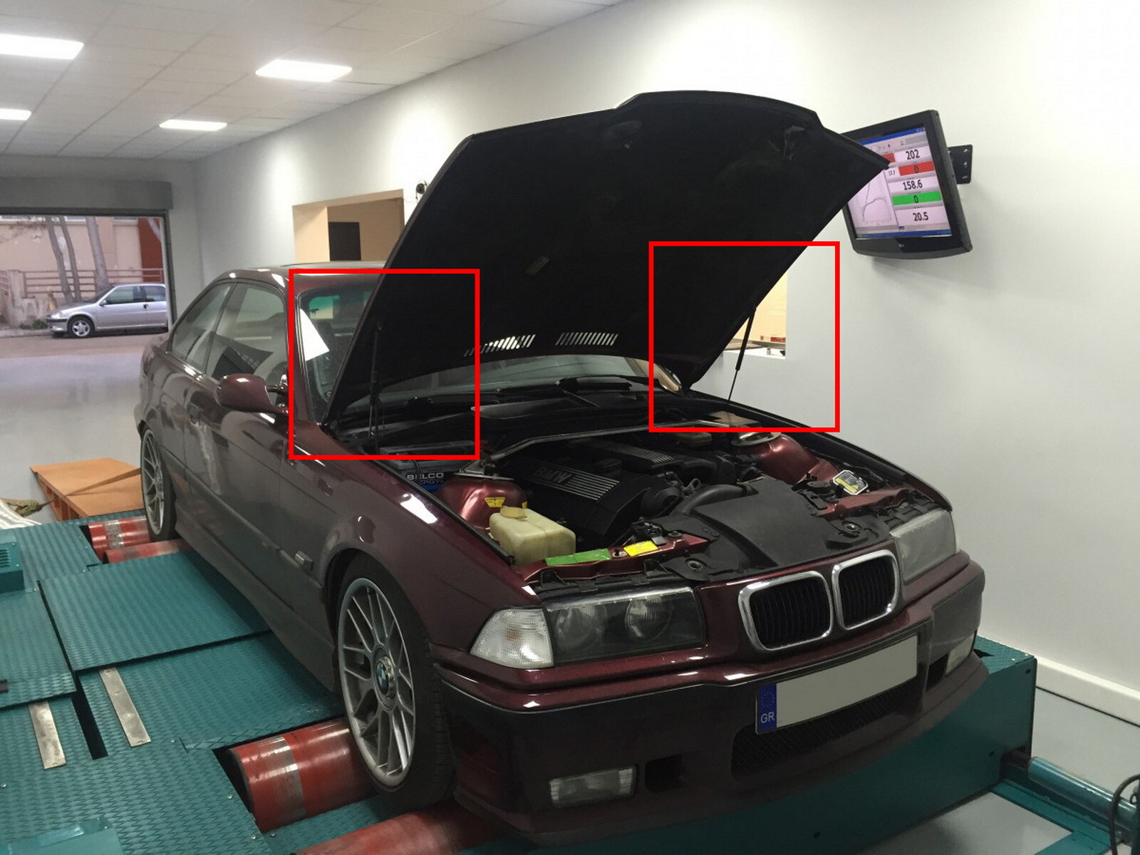 2 For BMW 3 Series E36 Coupe 92-99 Front Bonnet Hood Gas Struts 