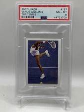 2007 Luxor Top Tennis #187 Venus Williams PSA 8 (Top Pop, Pop 1)