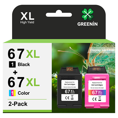 67 XL XXL Ink Cartridges for HP 67XL For Deskjet 1255 2755 4155 Envy 6000 6055