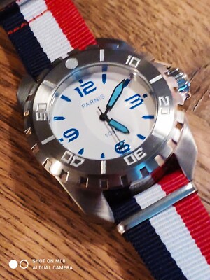 Parnis - Herrenuhr - 46mm - Automatik - Wasserdicht 100m - Leuchtzeiger