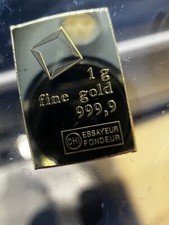 1 gram Random Brand Gold Bar .999+ Fine (In OGP or Flip) *Random Brand* 5213.88 per troy oz