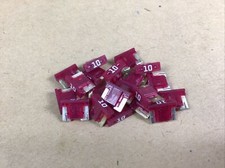 20 PACK - LOW PROFILE BLADE FUSES - 10 AMP AUTOMOTIVE MINI ATM10LP-20PK
