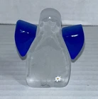 Adorable Vintage Murano Art Glass Miniature Angel Collectible Figurine 2.5”