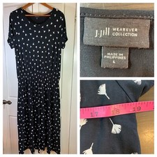 Maxi Abito J Jill Collezione Wearever Grande Costa Nonna Chiesa Comfort