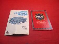 Atari 2600 System Console Instruction Manual Booklet Catalog ONLY Model CX2600A