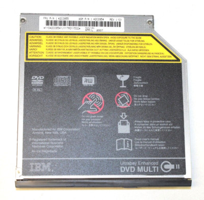 42C0954 42C0955M IBM GMA-4082N DVD+R/RW DL ULTRABAY SLIM IDE (BLACK)