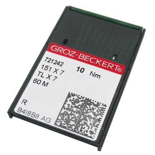 10-Pack Groz-Beckert 151X7 TLX7 Needles - For Merrow, Singer 246, 460K Overlock/Serger Machines