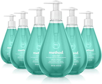 Method Gel Hand Soap, Waterfall, 12 Fl Oz (Pack of 6)