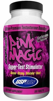 USP Labs Pink Magic Ultra Hard Premium Super Testosterone Booster 180ct 01/2031
