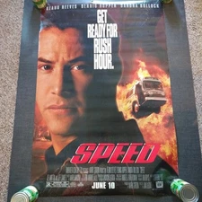 Speed Movie Poster Keanu Reeves Sandra Bullock Get Ready For Rush Hour