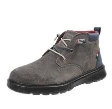Marina Militare Polacchini In Suede Grigio - Uomo Scarpe Polacchini