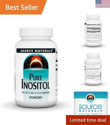 Pure Inositol Powder Supplement, Gluten-Free & Unflavored - 4 oz Vitality Boost