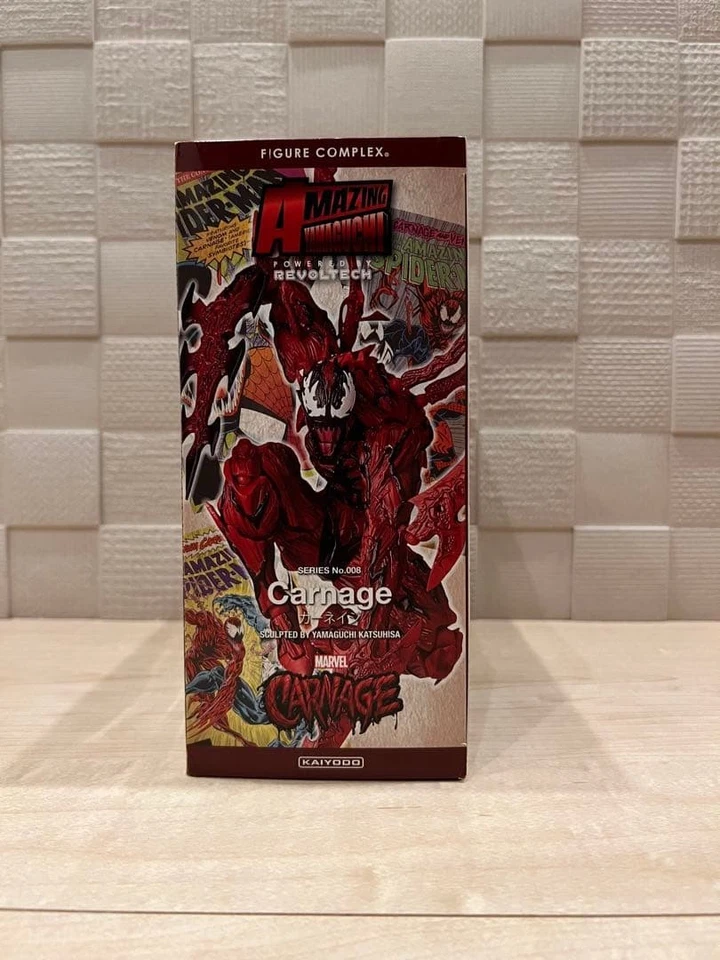 Kaiyodo Amazing Yamaguchi AY-008EX Carnage Limited versión transparente Figura Revoltech Foto 4 de 4