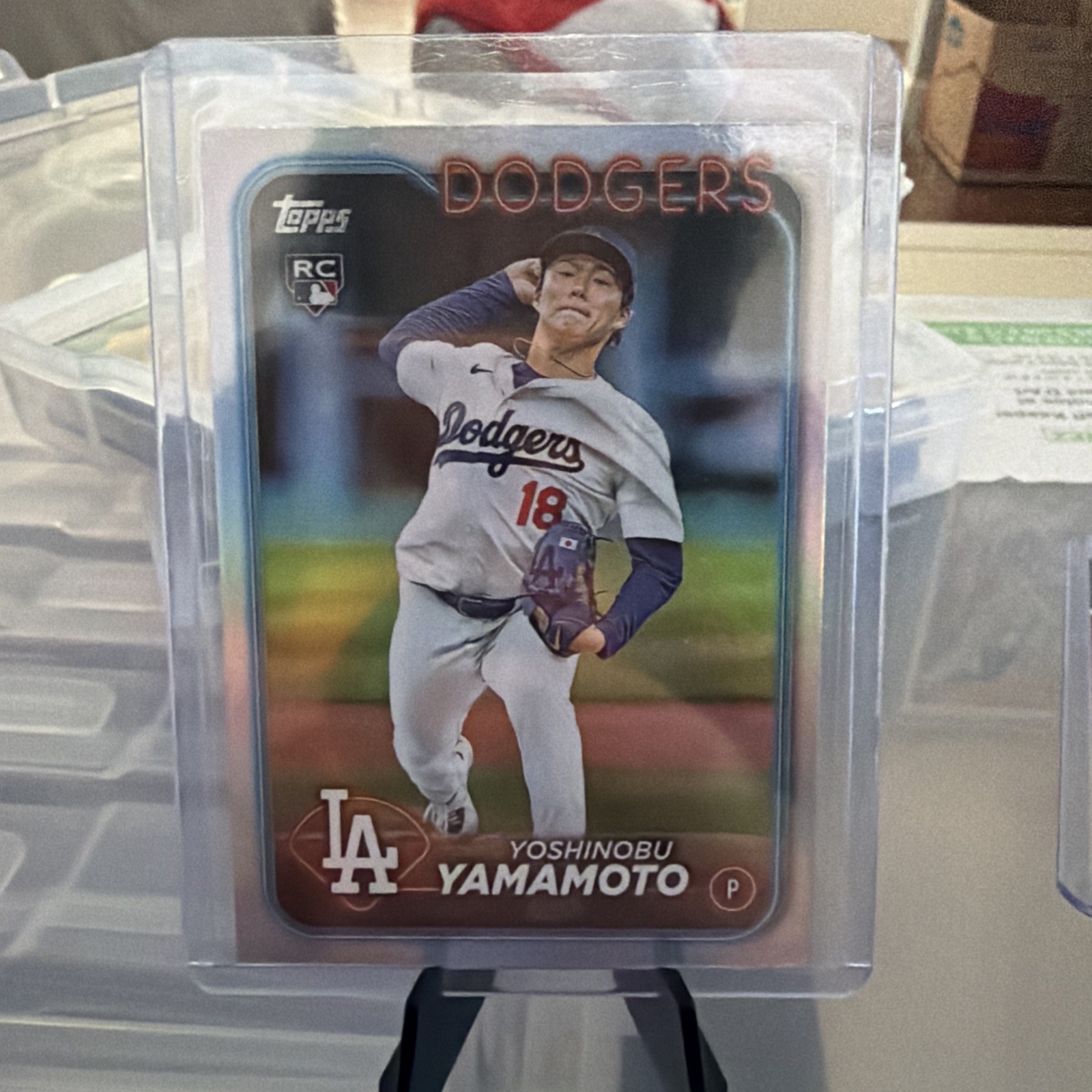 2024 Topps Series 2 - Yoshinobu Yamamoto #553 Rainbow Foil (RC)