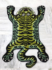 2x3 3x5 ft Tibetan Tiger Rug Handmade Wool Traditional Home Dcor Rug & Door Mats