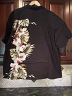 Best Ever Hawaiian Hawaii Shirt Vintage KY’s Floral Hibiscus Black 3X — photo 2