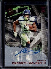 2022 Chronicles Kenneth Walker III Gridiron Kings Signatures Red RC Auto #/99