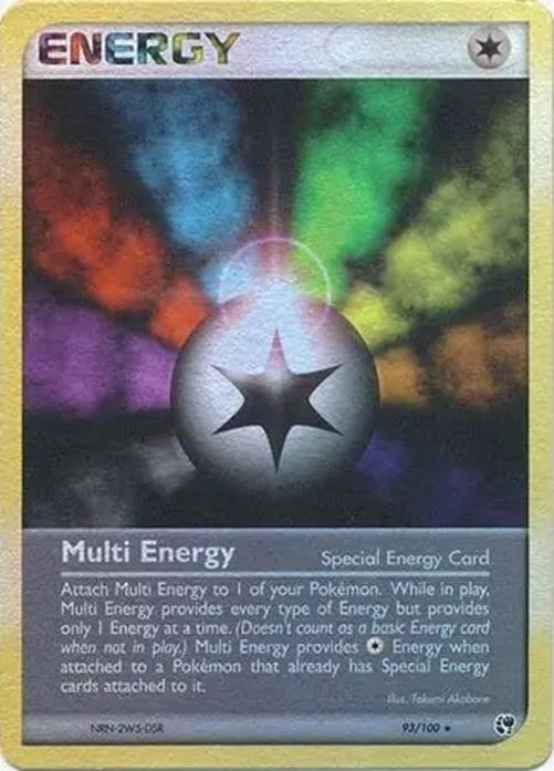 Multi Energy - 93/100 - Pokemon Ex Sandstorm Reverse Holo Rare NM