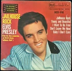 ELVIS PRESLEY JAILHOUSE ROCK SOUNDTRACK E.P 7'' SINGLE RCA RECORDS RCX106 1957