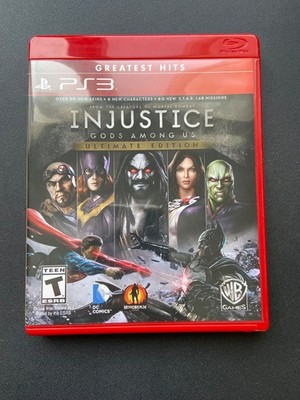 Playstation 3 PS3 Game Injustice Gods Among Us Ultimate Greatest Hits Complete