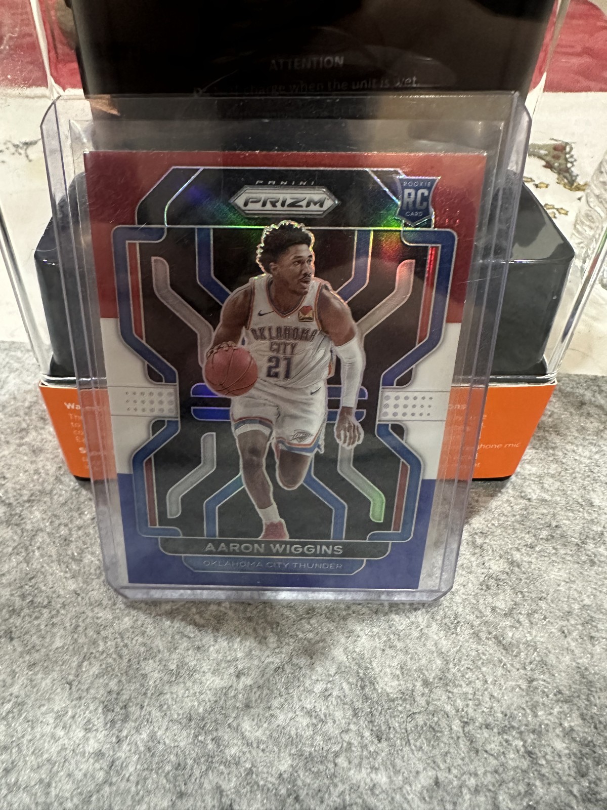 2021-22 Panini Prizm - Aaron Wiggins #286 Red White & Blue Prizm (RC)